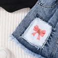 thumbnail image 5 of Bixock Toddler Girls Outfits Print Short Sleeve Round Neck T Shirts and Jean Skirt 2 Piece Set Summer Vacation Clothes 2-8Y, 5 of 7