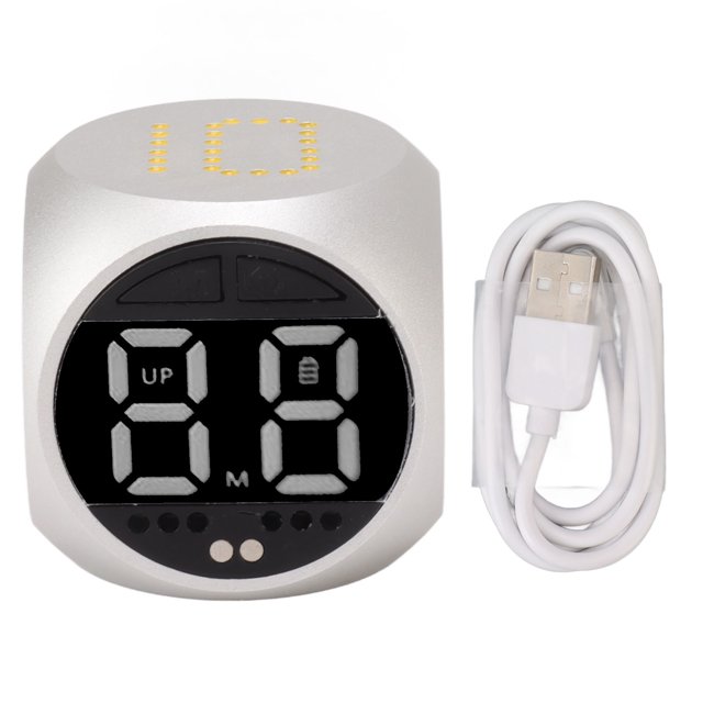 Temporizador de giro de seis lados, superficie 3D, cubo digital preciso, temporizador de entrenamiento para la gestión del tiempo, estudio en casa A