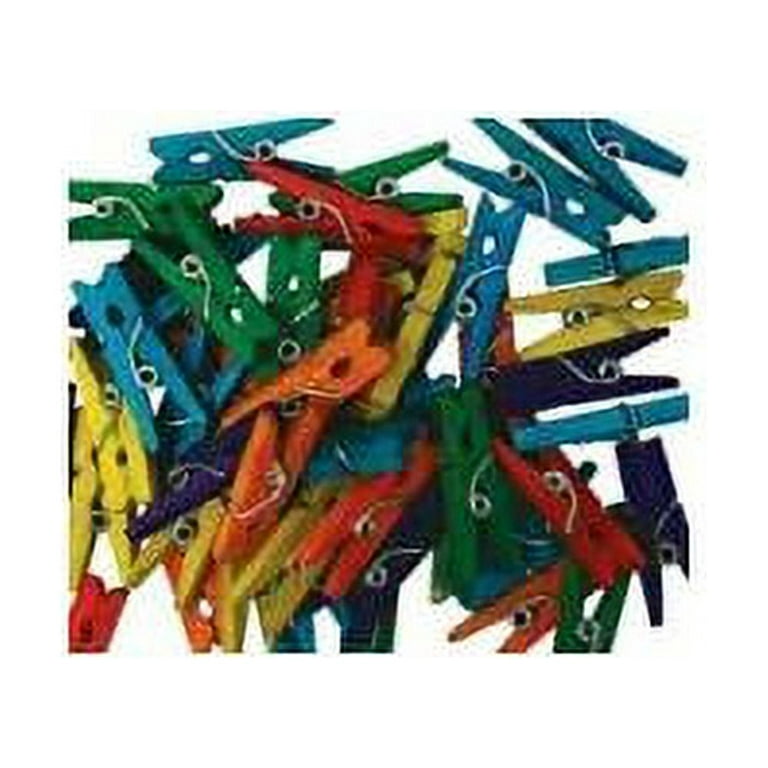 Buy Tiny Spring Clothespins, Colored (Pack of 50) at S&S Worldwide