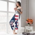 thumbnail image 5 of Honeii bass fish with the USA flag for elegant Women's Lounge Pants and Pajama Pants, crafted for ultimate comfort in your sleepwear essentials-Medium, 5 of 6
