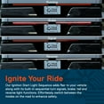 thumbnail image 3 of 60 Inch LED Tailgate Light Bar for Pick Up Trucks Trailers Vehicles [Dark Smoked Finish][Rigid Aluminum Frame][Ignition Start Light Sequence][Sequential Turn Signals][TBT Running Brake Reverse Light], 3 of 8
