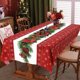 thumbnail image 4 of Mantel navideño de poliéster, decoración navideña para el hogar, regalos de Navidad, Natal, Año Nuevo, cubierta de mesa, 2024, 4 of 5