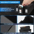 thumbnail image 4 of Caja de almacenamiento de tarjetas coleccionables BILIPLE 12000+ para Commander Display, 4 of 7