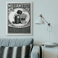 thumbnail image 2 of Stupell Home Décor Shaving Advertisement Vintage Black And White Design Canvas Wall Art by the Saturday Evening Post, 2 of 6
