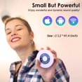 thumbnail image 4 of [LED Touch Design] Bluetooth Speaker, XLeader Portable Speaker with HD Sound/12-Hour Playtime/Bluetooth 4.1/Micro SD Support, for iphone/ipad/Tablet/Laptop/Echo dot (Rose gold),A-Pink Rose Gold, 4 of 21