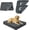 2PCS-Gray, variant on Dog Bed Cover Waterproof, Non-Slip Rectangular Pet Bed Protector for Dogs & Cats, Removable Washable Bed Sheet Replacement,44"x35"x8",Gray,1Pc,Cover Only