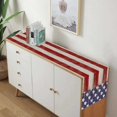 thumbnail image 4 of pdqouc 13x72 Inch Independence Day Table Runner Kitchen Dining Cotton Linens Washable Table Cloth Dresser Scarves for Party Holiday Blue Red Table Runners Casual Retro Decor, 4 of 4