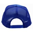 thumbnail image 4 of Solid poly foam front mesh back trucker cap (Royal Blue), 4 of 5