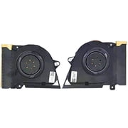 QUETTERLEE New Laptop CPU+GPU Cooling Fan for ASUS Rog Zephyrus G14 GA401I GA401IV GA401IU GA401IH GA401II Series 13NR03F0AP0301 13NR03F0AP0101 DFSCK22115181H FMBC DFSCK22105182H FMBB DC12V 1A Fan
