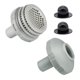 thumbnail image 1 of Conector de chorro de agua para piscina, pasamuros, reemplaza accesorios, rendimiento estable, resistente, fácil de instalar, tapón de sellado., 1 of 9