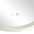 thumbnail image 5 of DecMode 32" x 32" Silver Anti Fog Mirror with LED Light, 5 of 10