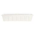 thumbnail image 2 of Wang Lin Jun 2362, White, 36-Inch -Pro Plastic Flower Box Planter, 2 of 2
