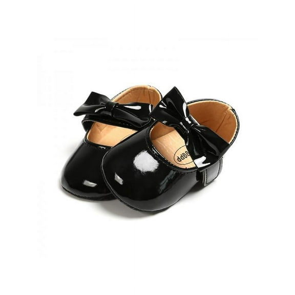 Luxsea Toddler Soft Soled Princess Walking Shoes Baby Girl Bowknot Design Anti-Slip Casual Sneakers