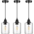 thumbnail image 2 of Buy Plug In Pendant Light Industrial Pulley Pendant Lamp E26 Vintage Hanging Light Fixture With 16 4 Ft Cord On Off Switch For Pool Table Houseplant Grow Lights Kitchen Island Sink 2 Pack Aged Bronze 2 of 13
