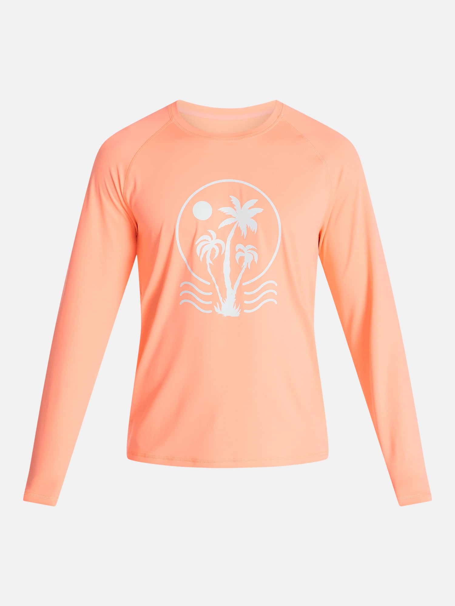 George Men's and Big Men's Printed Sun Shirt with Long Sleeves, UPF 50+, Sizes S-3XL
