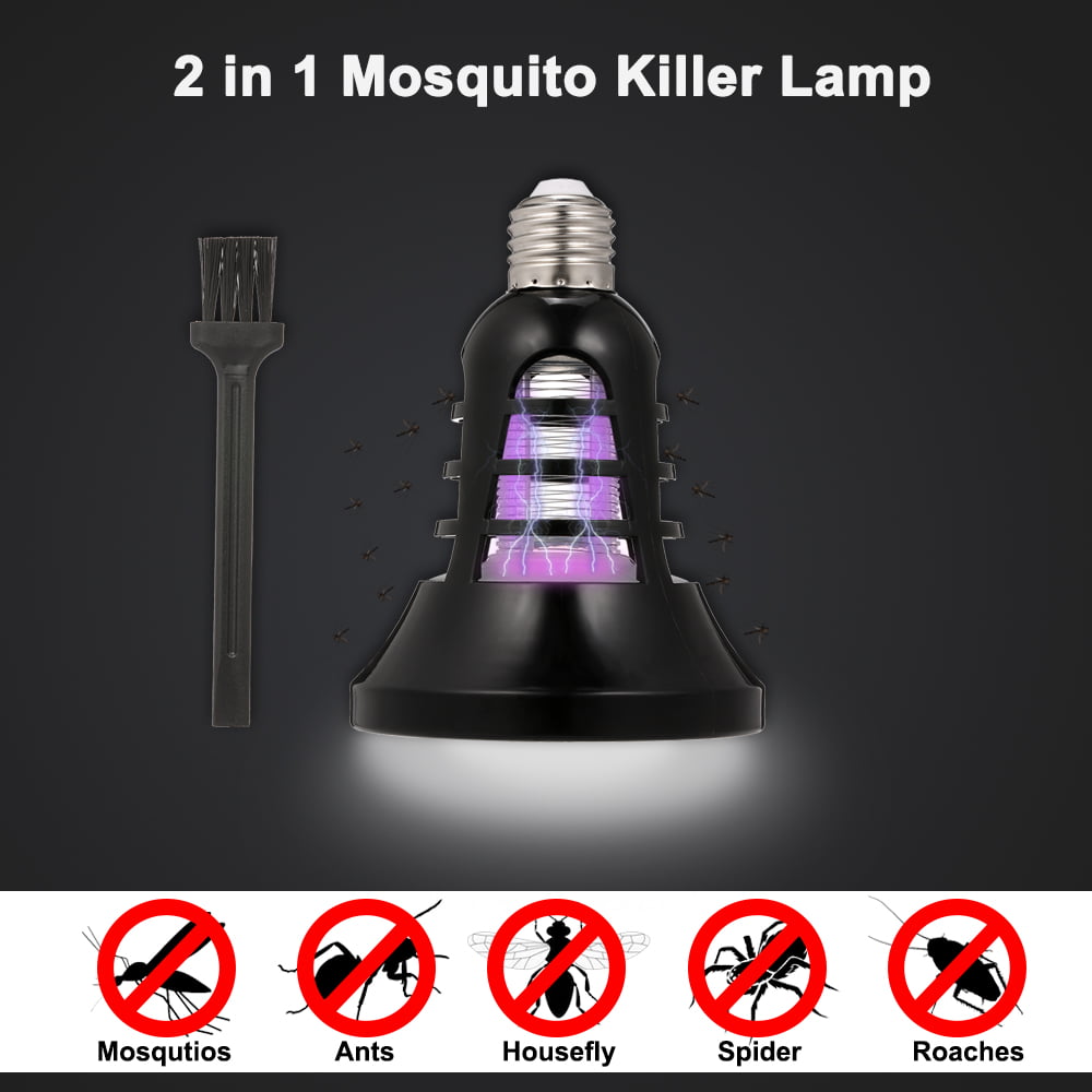 Electric Plug-in UV Bug Zapper mouche moustiques Insectes Tueur UV DEL Lumière UK 