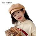 thumbnail image 2 of Lifetechs Children Beret Short Brim Newsboy Cap Autumn Winter Cap Girls Octagonal Cap, 2 of 8