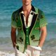 thumbnail image 4 of Ceisia St. Patrick's Day Men's Unisex Hawaiian Shirt | Summer Beach Casual Short Sleeve Button Down Gift Printed Top, 4 of 9