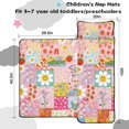 thumbnail image 5 of Pioneer Flower Floral Print Pattern Teens Toddler Nap Mat with Pillow, Sleeping Mat Bag for Preschool Daycare 50"x20", 5 of 6