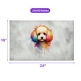 thumbnail image 5 of Watercolor Drip Poodle Pop Art Colorful Portrait Artwork Doormat Poodles Dog Lover Gifts Idea Indoor Outdoor Welcome Mat - 01009, 5 of 5