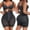 Black, variant on EQWLJWE Plus Size Shapewear Bodysuit for Women Casual U Neck Adjustable Straps Waist Trainer Butt Lifter Thigh Slimmer Full Body Shaper for Daily Postpartum Black(S-6Xl)