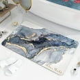 thumbnail image 4 of HAHDAXIA Non Slip Bath Mat Absorbent Quick Drying Diatom Mud Bathroom Rug Modern Modern Marble Pattern Kitchen Living Room Floor Mats (Color : Style7, Size : 40x60cm), 4 of 7
