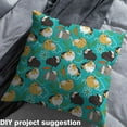 thumbnail image 2 of Manfei Cute Guinea Pig Sewing & Crafting Fabric (1 Yard) for Kids, Cucumber Parrot Vegetable Home Decor Fabric by the Yard, Hamster Animal DIY Fabric, 2 of 6