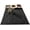 Black, variant on LittleTiger Cat Litter Mat, XL Super Size, Phthalate Free, Easy to Clean, 46x35 Inches, Durable, Soft on Paws, Large Litter Mat. Brown