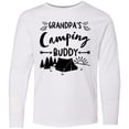 thumbnail image 3 of Inktastic Grandpas Camping Buddy Long Sleeve Youth T-Shirt, 3 of 5