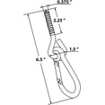 thumbnail image 3 of Heavy Duty 700 Lb Stainless Steel Porch Swing Hanging Chain Kit (8 Foot Ceiling), 3 of 3