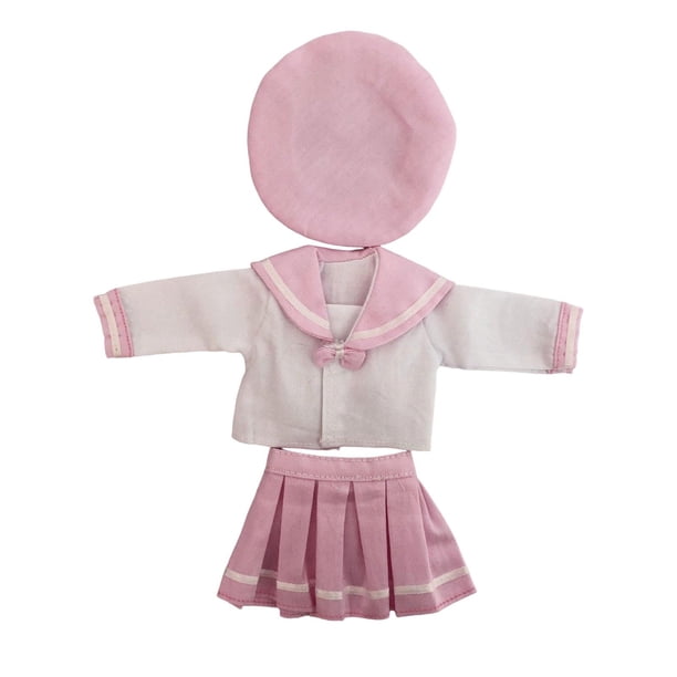 Conjunto de Ropa para Muñecas, Uniformes para Muñecas de 30 Cm Pulgadas, Accesorios para Regalo de Cumpleaños, Vestir Rosado Sunnimix vestido de muñeca