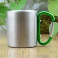 thumbnail image 3 of Carabiner Camping Mug Metal Hiking Climbing Cups 150ml, Gifts Green, 3 of 6