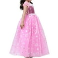 thumbnail image 4 of Little Girls Princess Aurora Costume Halloween Party Dress Up, 4 of 5