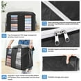 thumbnail image 6 of HomeDM Storage Bags with Zips, Clothes Storage Bins Closet Organizers for Moving House Blanket Comforter Clothing Bedding Space Saver Organizers, 6 of 6