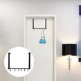 thumbnail image 2 of 1 Set of Household Door Back Hook No Drilling Easy Installation Over Door Hook Door Hanging Coat Hanger, 2 of 6
