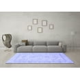 thumbnail image 3 of Ahgly Company Indoor Square Oriental Blue Traditional Area Rugs, 8' Square, 3 of 4