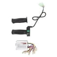thumbnail image 3 of DC12V 500W Brushed Speed Controller with Twist Grip Brush Motor Control Box for Electric Bike Scooter, 3 of 14