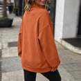 thumbnail image 5 of Oversized Mock Neck Sweatshirt for Women Pullover Long Sleeve Basic Casual Everyday Fall Winter Top, 5 of 7
