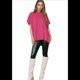 thumbnail image 2 of Suéter Holgado de Corta con Hombros Caídos para Mujer, Color Rojo Rosa, Talla M, 2 of 9