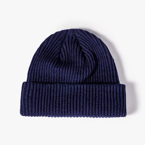 Hat Women's Autumn And Winter Fashion Light Board Beanie Padded Melon Skin Hat Outdoor Riding Knitted Hat Men's Wool Hat