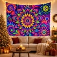 thumbnail image 3 of Mandala Fills Mandala With Radiating Petals Sharp Flame, Mystical Fantasy for Space Lovers, Galaxy Room Decor, Valentine's Day Gift, Tapestry Wall Hanging for Bedroom and Dorm, 3 of 7