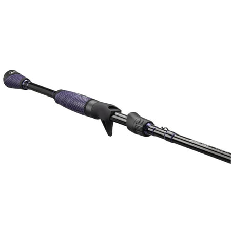 Team Lew s Pro Ti Speed Stick Casting Fishing Rod 7-Foot 4-Inch Hvy Power Fast Action Rod Black/Purple