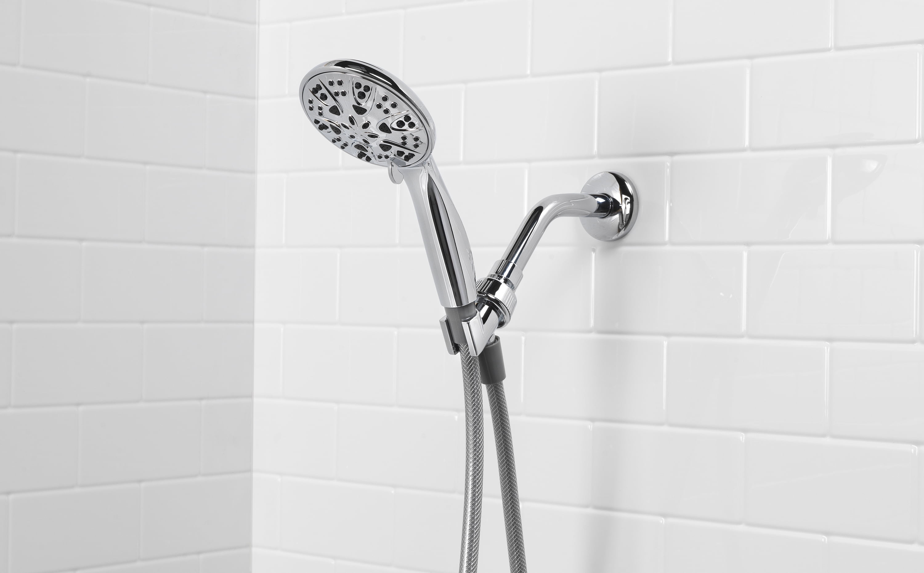 Mainstays 5Setting Hand Held Shower Head, Chrome