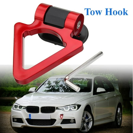 Car Auto Tow Hook Decoration Track Racing cardecor Style Plastic for Universal Red/Black/Blue (Best Way To Tow A Car Long Distance)