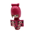 thumbnail image 3 of Muñeca de kimono de madera, geisha, 4,13 pulgadas, adorno, decoración, escultura, artesanía. Rosa, 3 of 9