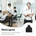 thumbnail image 4 of KAKOWELY Hair Salon Apron Black 1Pcs 30x25x0.2in Cloth Wide Side Design, 4 of 10