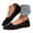 b-Black, variant on Women Closed Toe Flat Shoes Breathable Mesh Summer Dressy Sandals Comfortable Walking Slip on Work Beach Mary Jane Shoe Pink Size 9