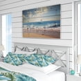 thumbnail image 4 of Designart "Azure And Green Canopy Tropical Pattern" Juego de cama floral verde, 4 of 7