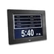 thumbnail image 1 of Reloj despertador digital CHAO con calendario negro 8 pulgadas 5 alarmas para demencia, 1 of 5