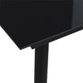 thumbnail image 6 of Bowery Hill Cotton Rope/Powder-Coated Steel/Tempered Glass Dining Set in Black, 6 of 11
